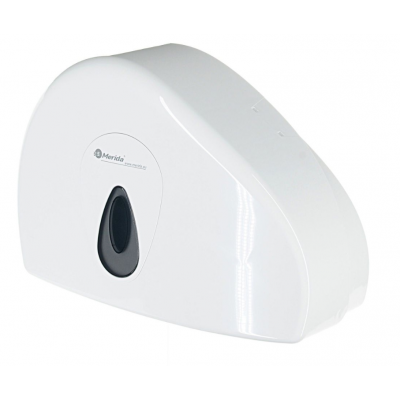 Pojemnik na papier toaletowy Merida Top DUO z uchwytem na resztkę rolki, szare okienko kontrolne